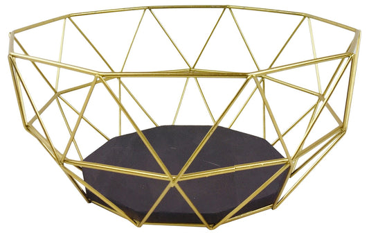 golden-geometric-style-wire-bowl