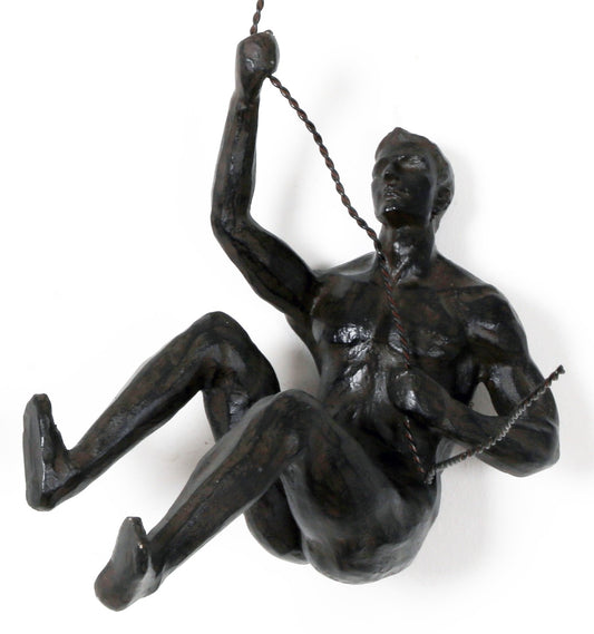 abseiling-man-looking-up-ornament-black