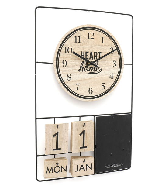 metal-wood-clock-date-memo-board-52x33cm