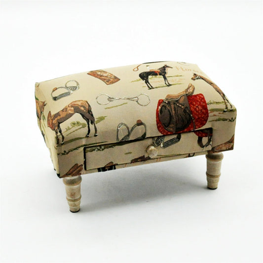 equestrian-fabric-footstool-with-drawer