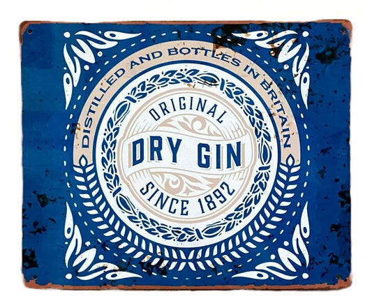 metal-sign-plaque-dry-gin-bar