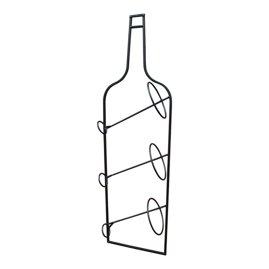 wall-mounted-black-metal-wine-bottle-holder