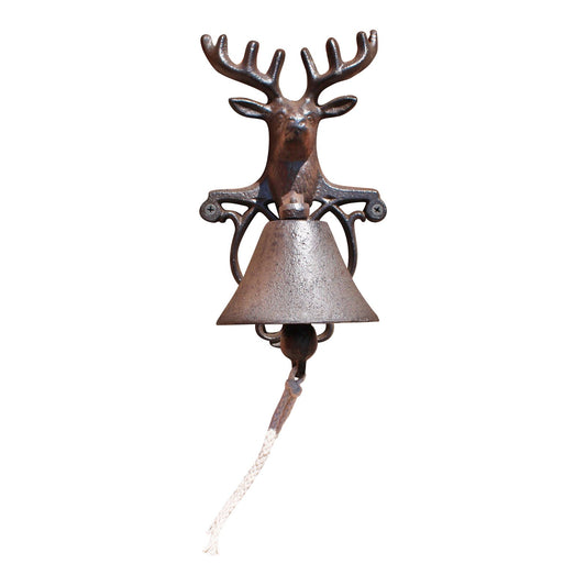 rustic-cast-iron-wall-bell-reindeer-bust