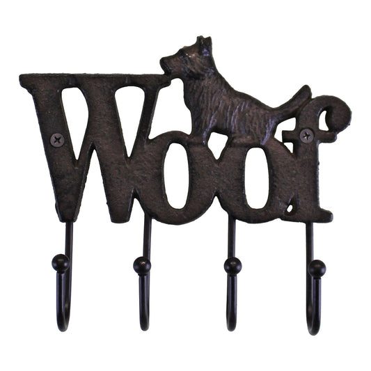 rustic-cast-iron-wall-hooks-dog-design-with-4-hooks