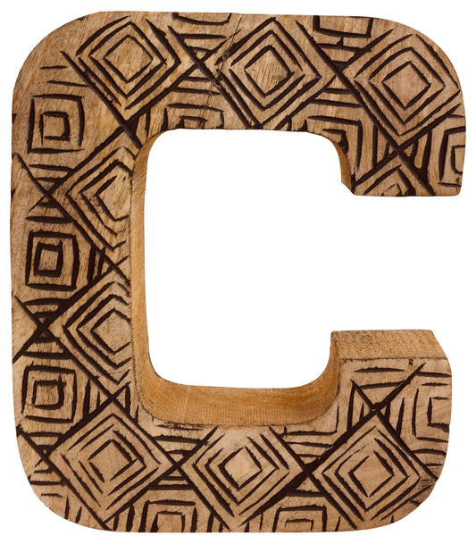 hand-carved-wooden-geometric-letter-c
