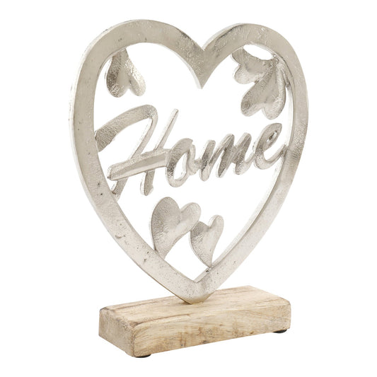 silver-heart-on-wooden-base-17cm