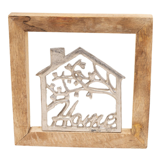 wall-hanging-silver-house-in-wooden-frame-30cm