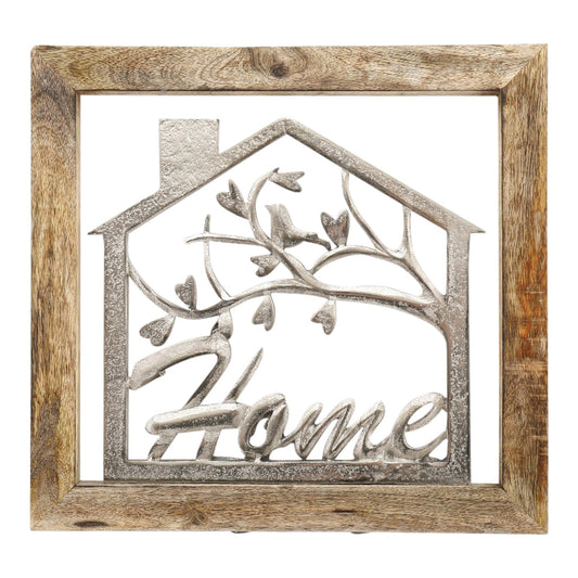 wall-hanging-silver-house-in-wooden-frame-20cm