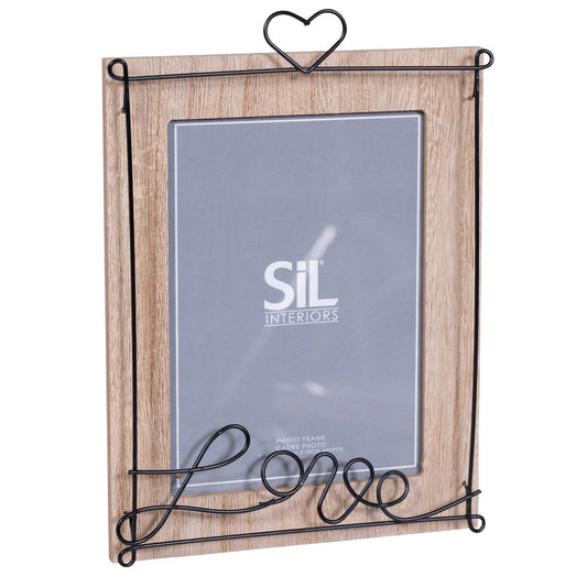 wooden-photo-frame-with-black-wire-love-script-5x7
