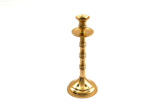 brass-metal-dinner-candlestick-27cm
