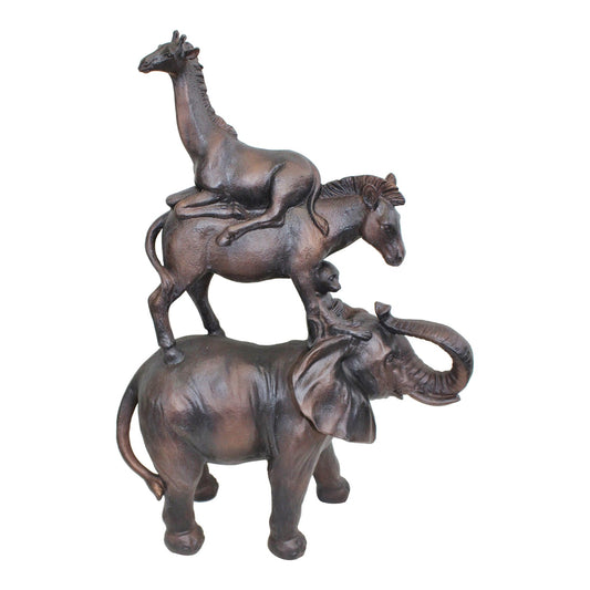 bronze-effect-stacking-animals-ornament