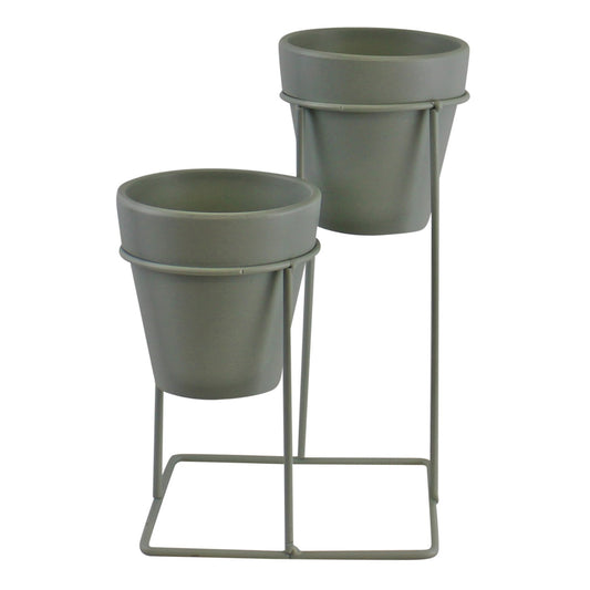 potting-shed-small-double-planter-on-stand-green