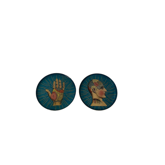 set-of-two-metal-palm-and-phrenology-head-round-coasters