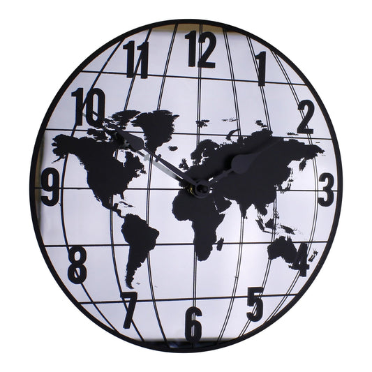 mirrored-clock-featuring-map-of-the-world-design-30cm