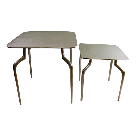 set-of-2-square-silver-metal-side-tables