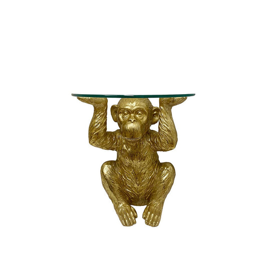 gold-chimp-with-glass-top-side-table