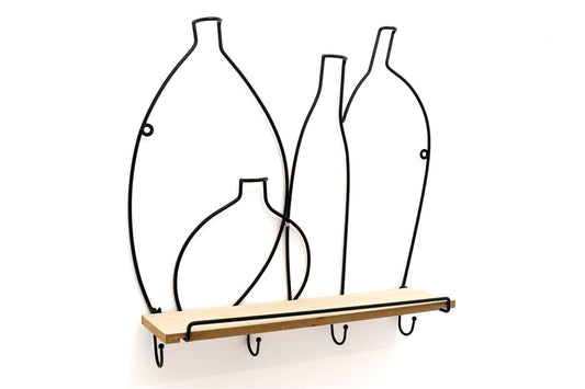 wire-bottle-design-shelf-with-4-hooks